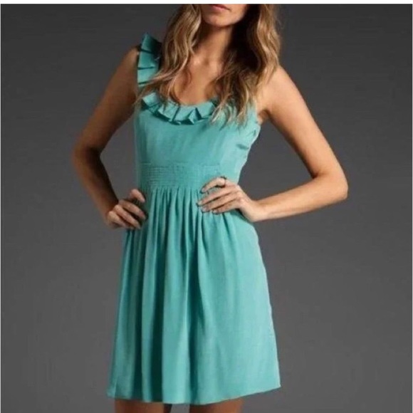 Anthropologie Dresses & Skirts - NWT Tibi 100% Tiffany Robins egg blue silk dress M